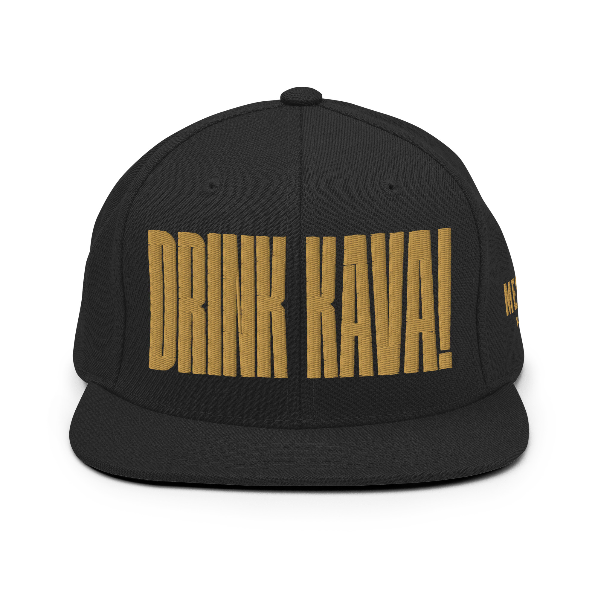 Drink Kava - Embroidered Snapback Hat