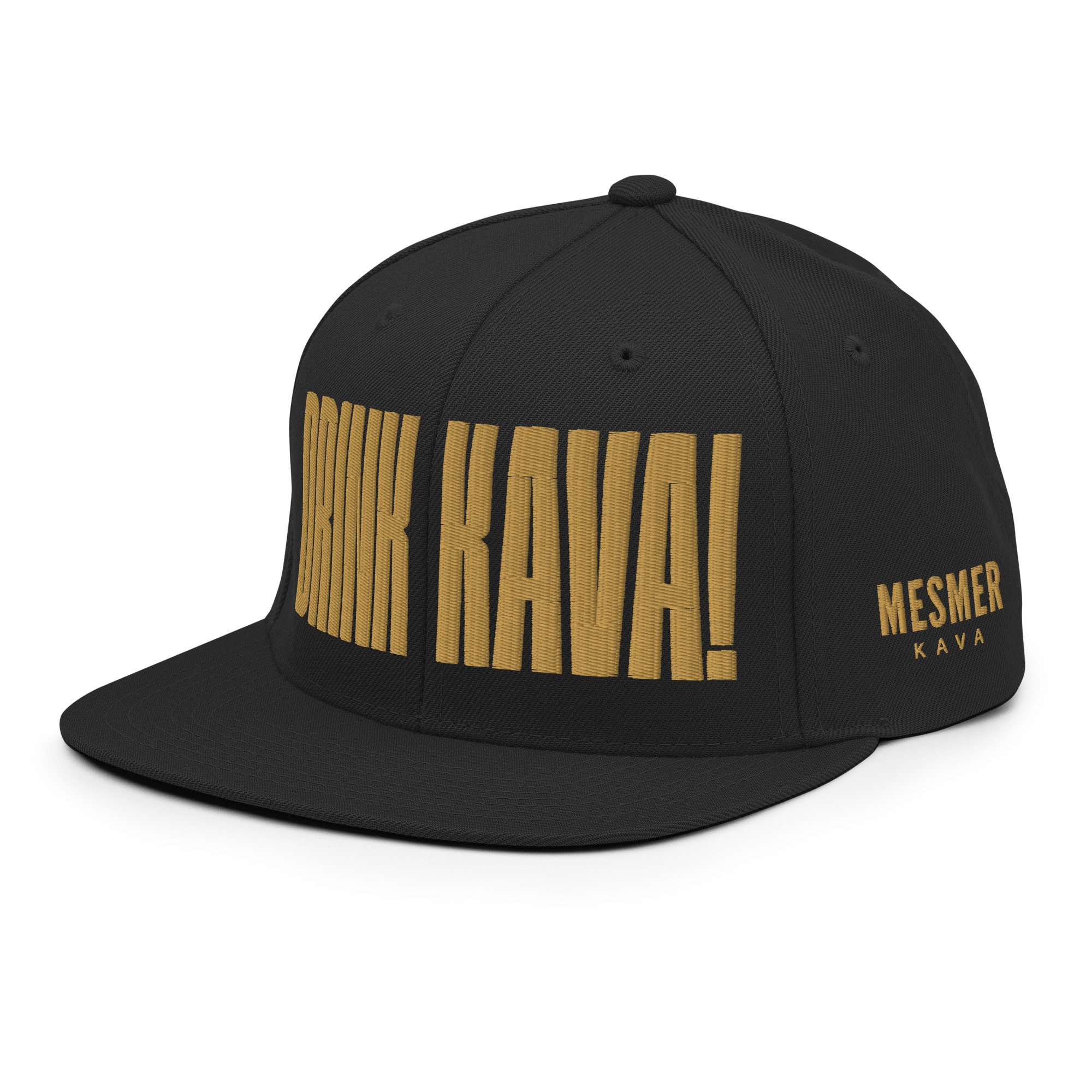 Drink Kava - Embroidered Snapback Hat - Image 20