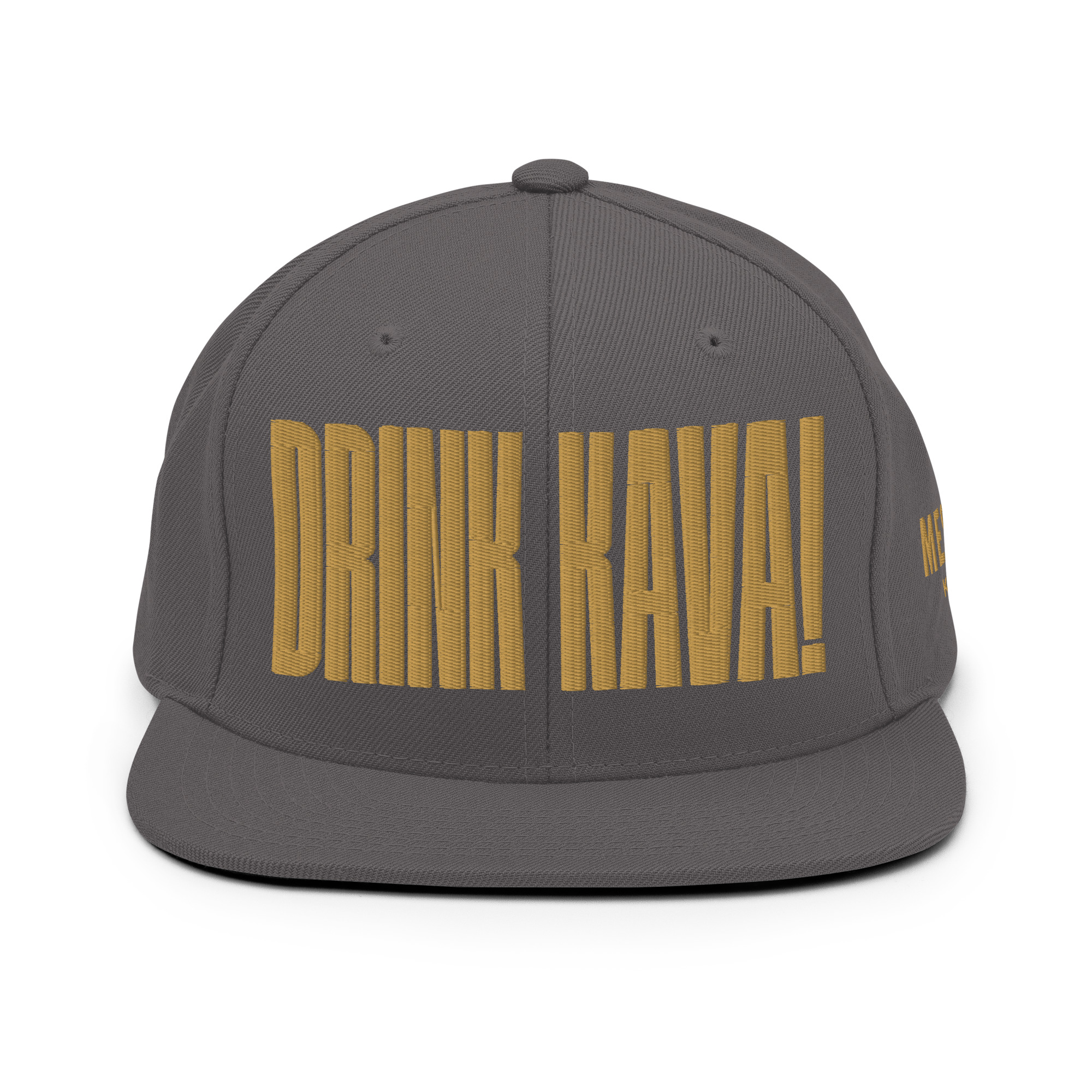 Drink Kava - Embroidered Snapback Hat - Image 3