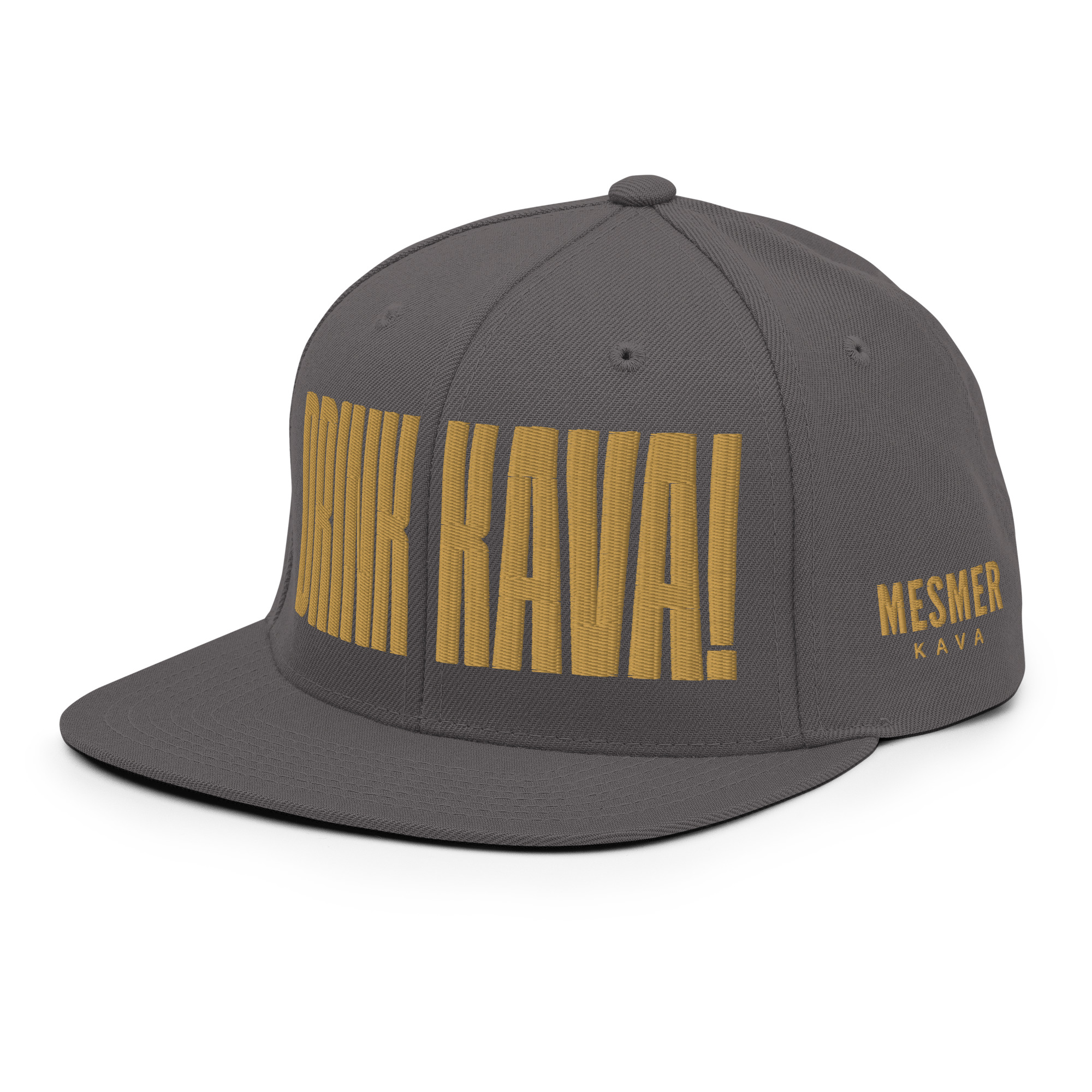 Drink Kava - Embroidered Snapback Hat - Image 22