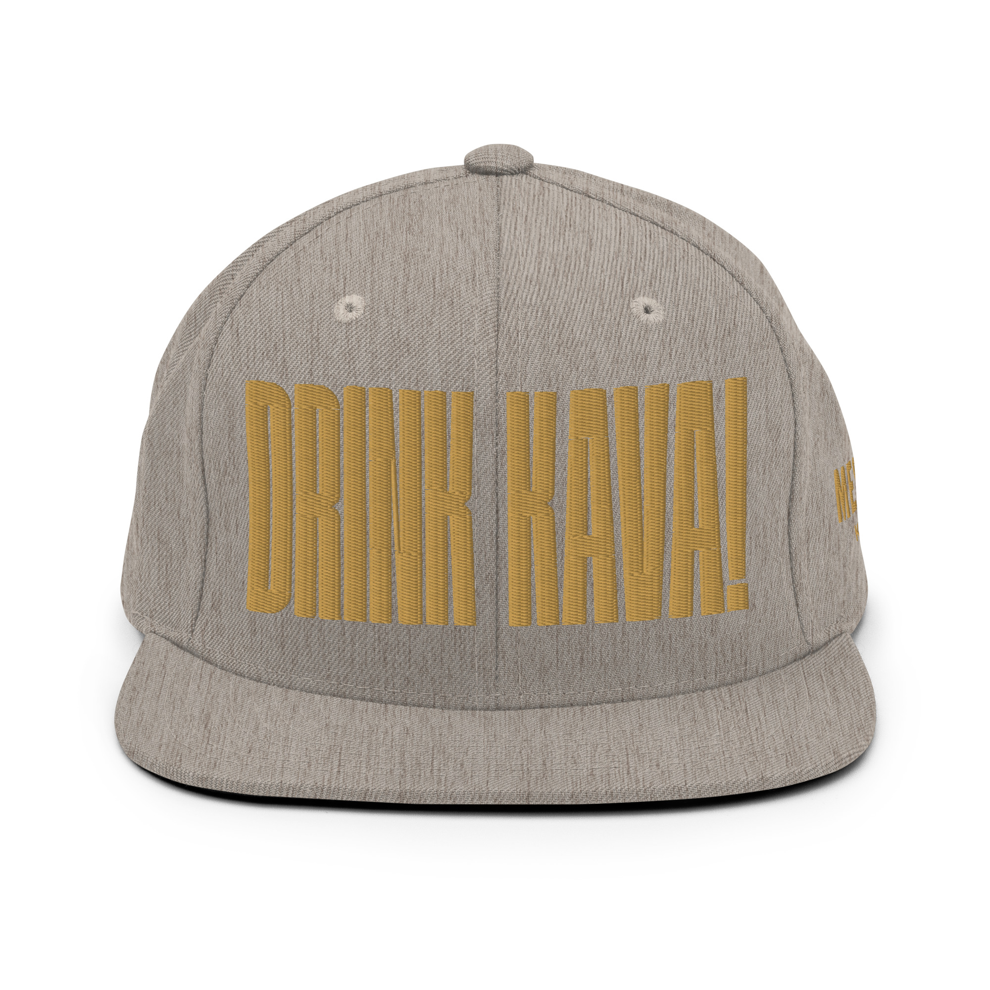 Drink Kava - Embroidered Snapback Hat - Image 4