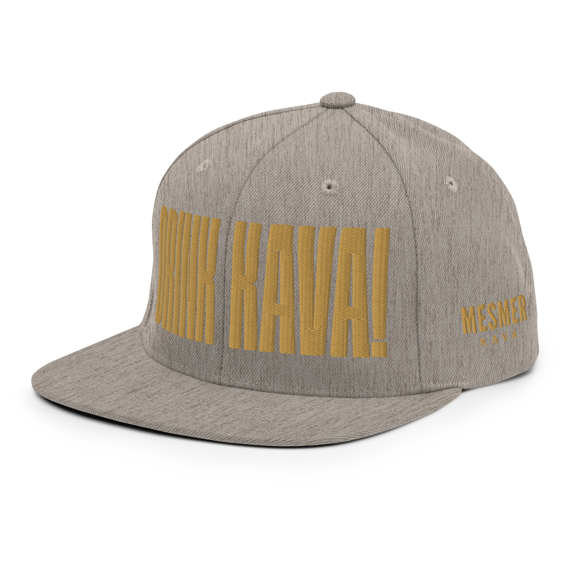 Drink Kava - Embroidered Snapback Hat - Image 23