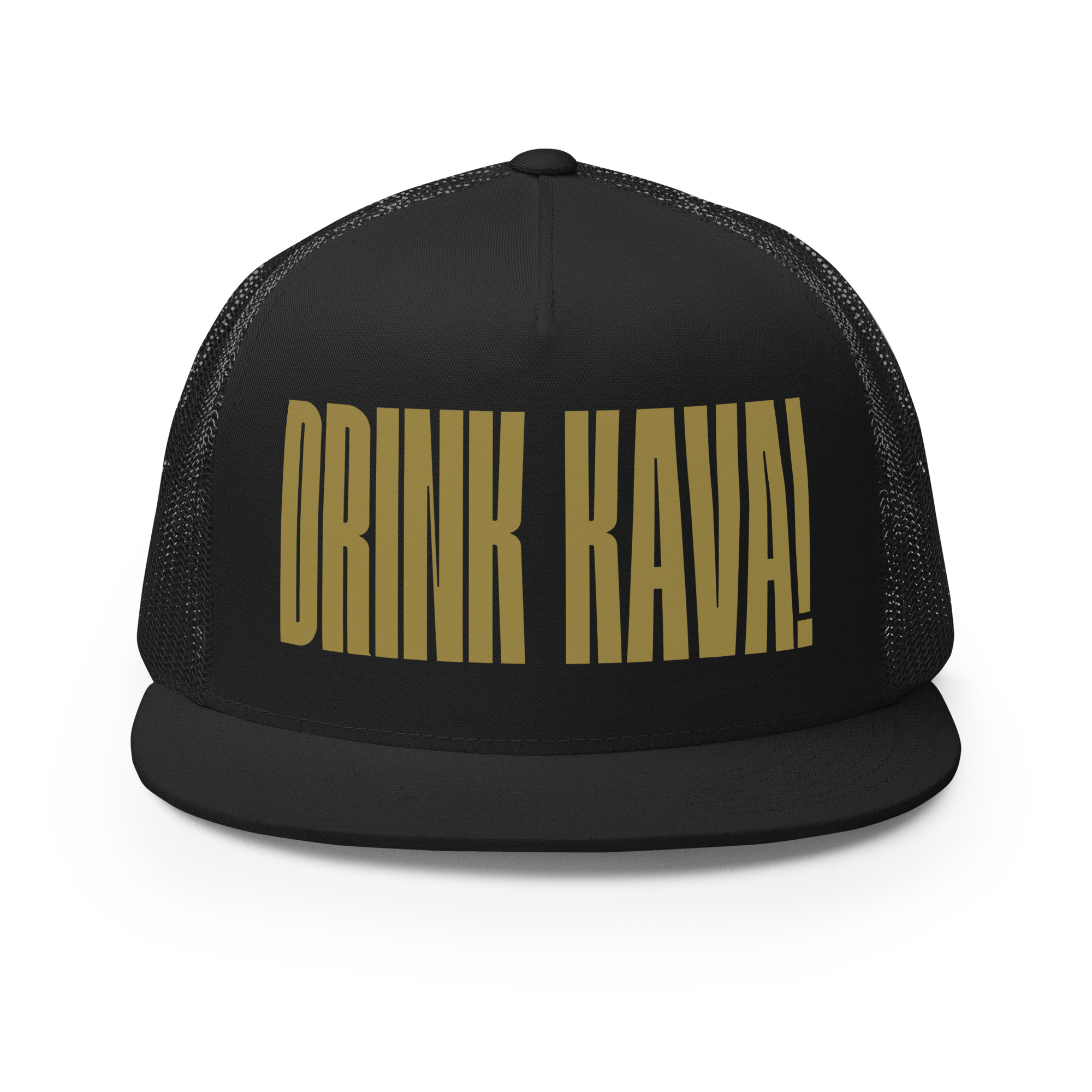 Drink Kava Mesh Back Trucker